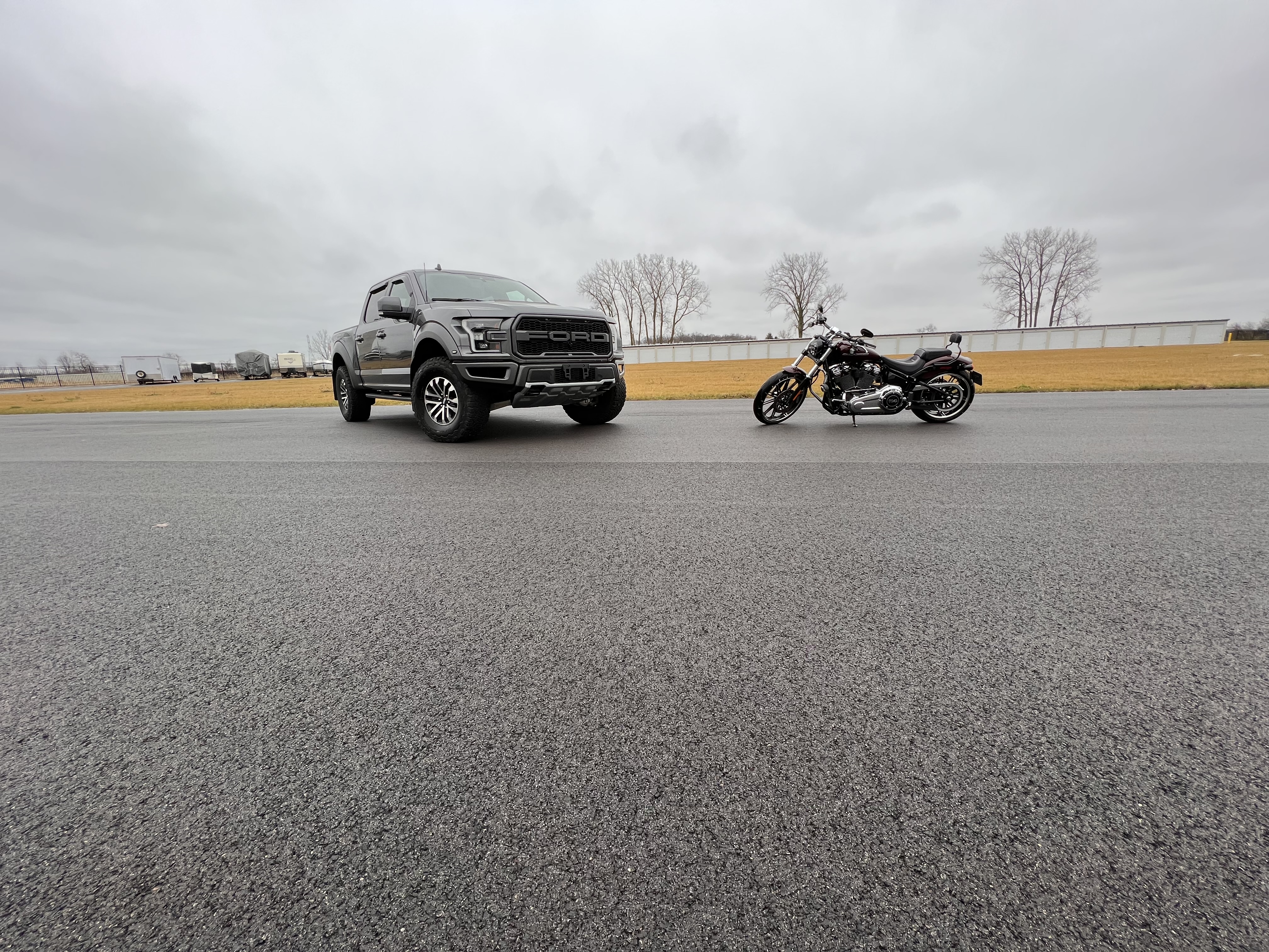 Ford Raptor and Harley Breakout