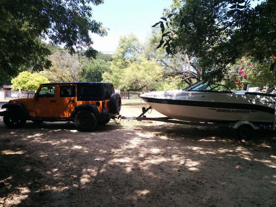 My jeep and boat